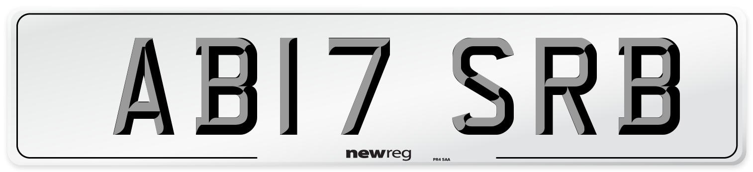 AB17 SRB Number Plate from New Reg